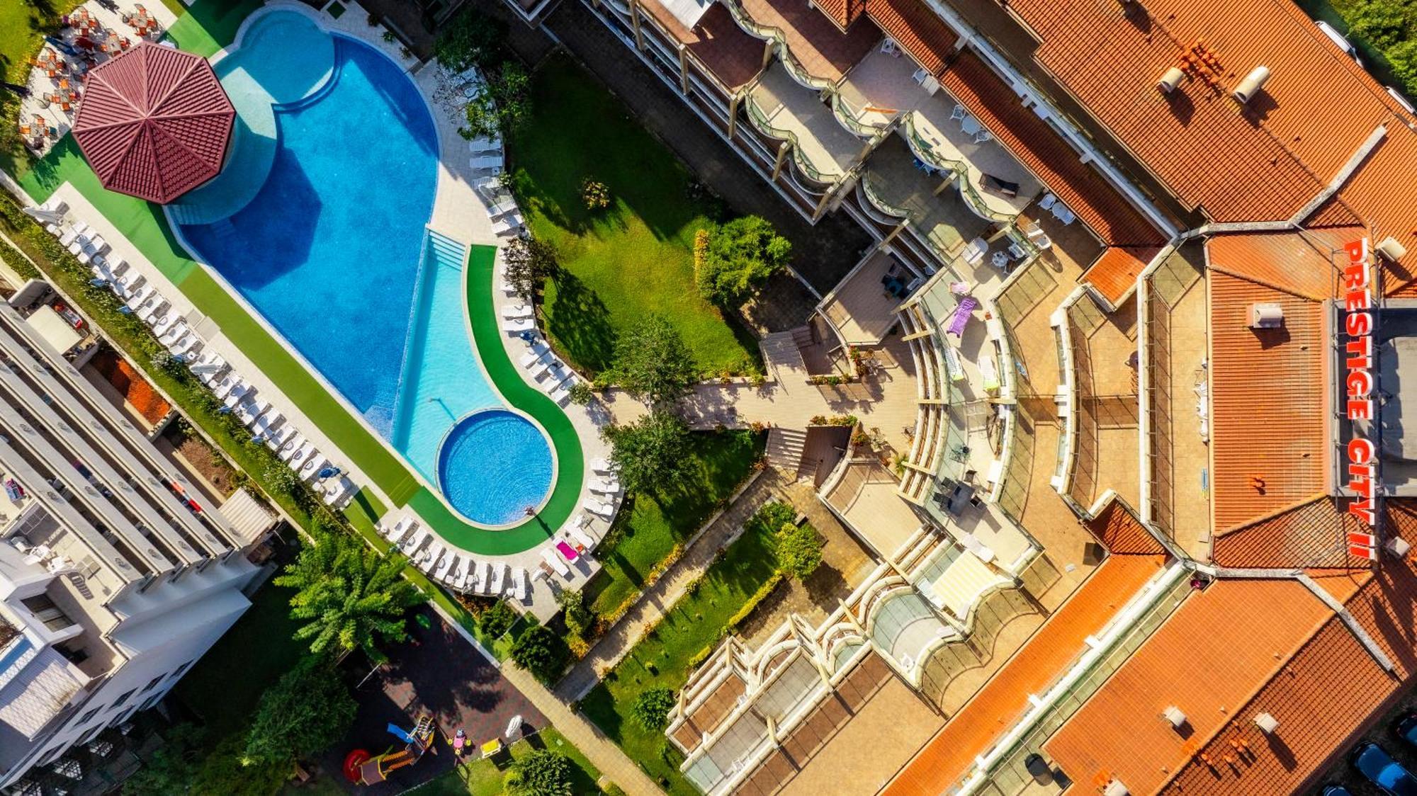 Aparthotel Hotel Prestige City II Primorsko Eksteriør bilde