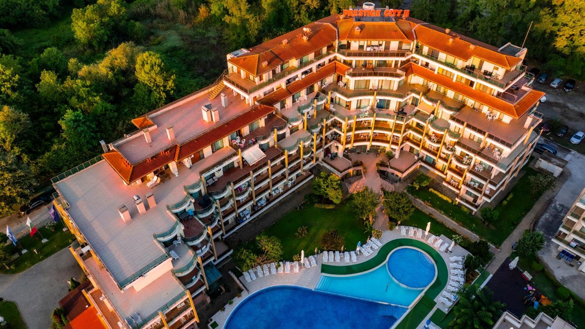Aparthotel Hotel Prestige City II Primorsko Eksteriør bilde