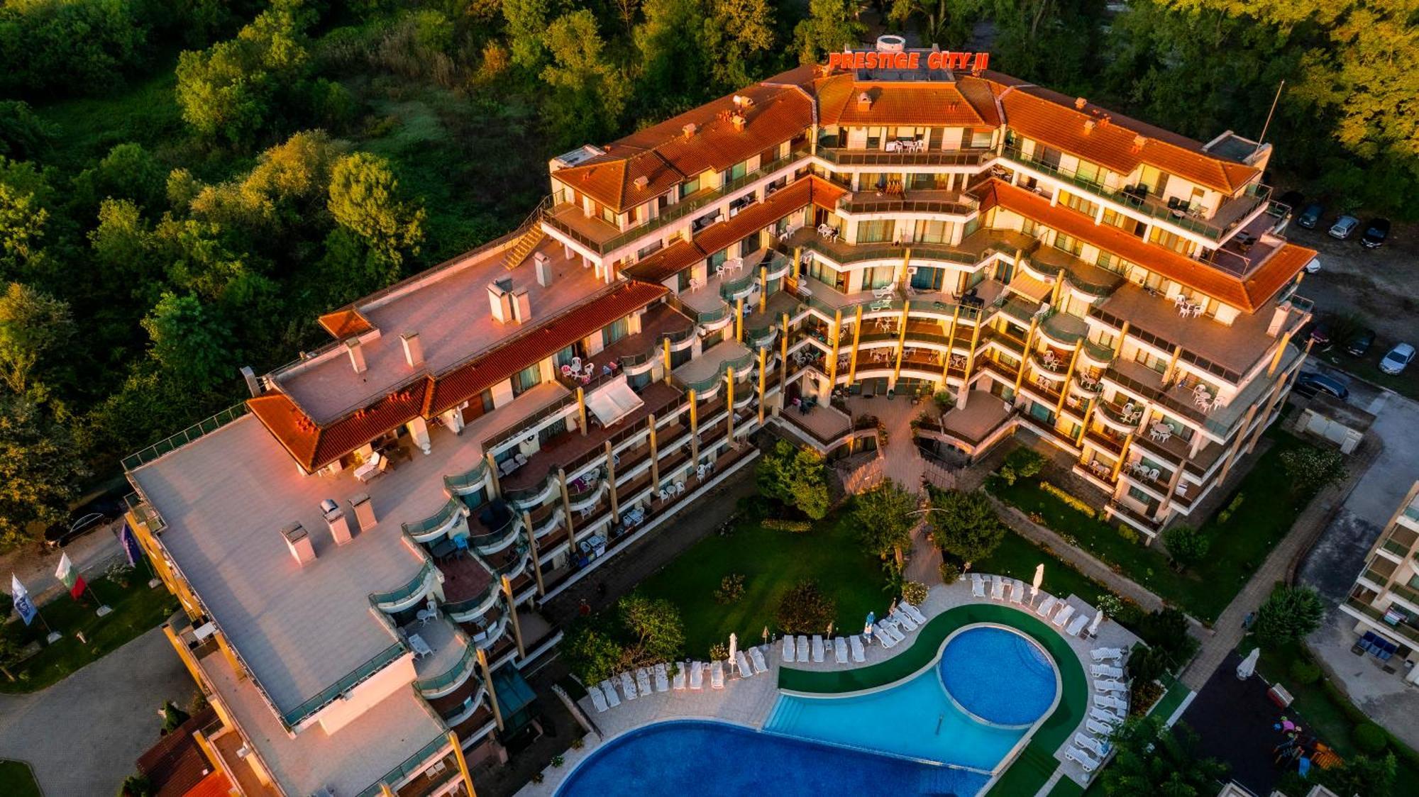 Aparthotel Hotel Prestige City II Primorsko Eksteriør bilde