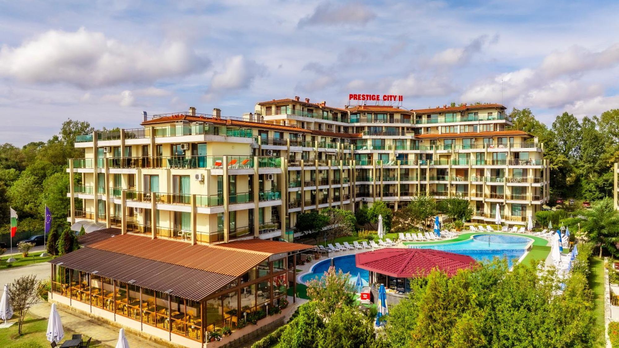 Aparthotel Hotel Prestige City II Primorsko Eksteriør bilde